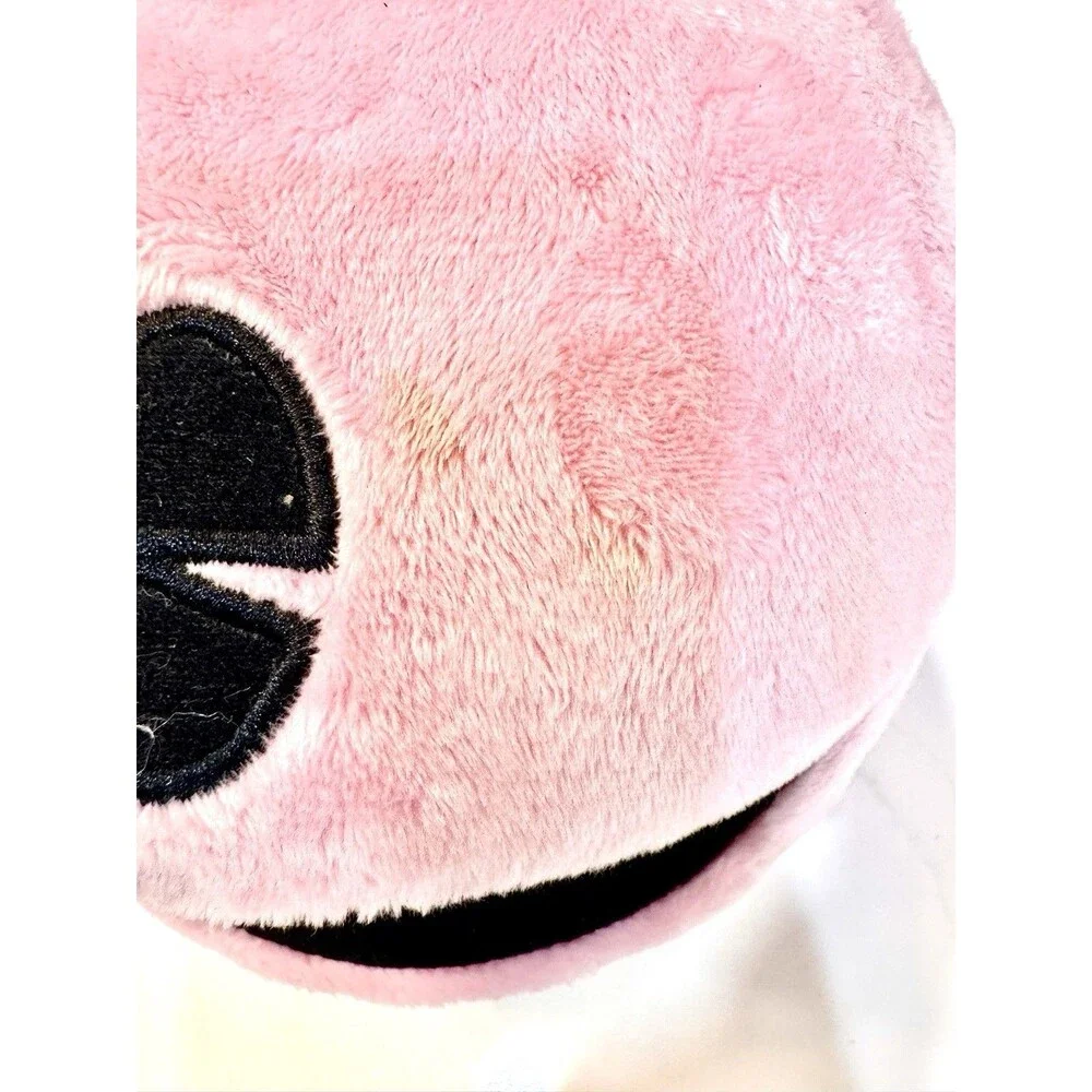 Pac-Man Pink Plush‎ Stuffed Toy 8” Round Arcade Character